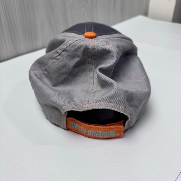 Harley Davidson Namesake Baseball Cap American Legend Mil. USA One Size Gray - Picture 5 of 9